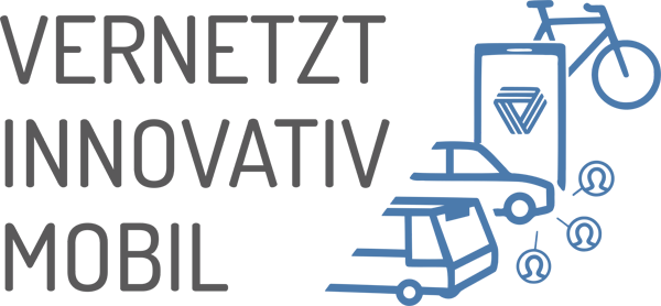 Logo mit Projektslogan - vernetzt, innovativ, mobil